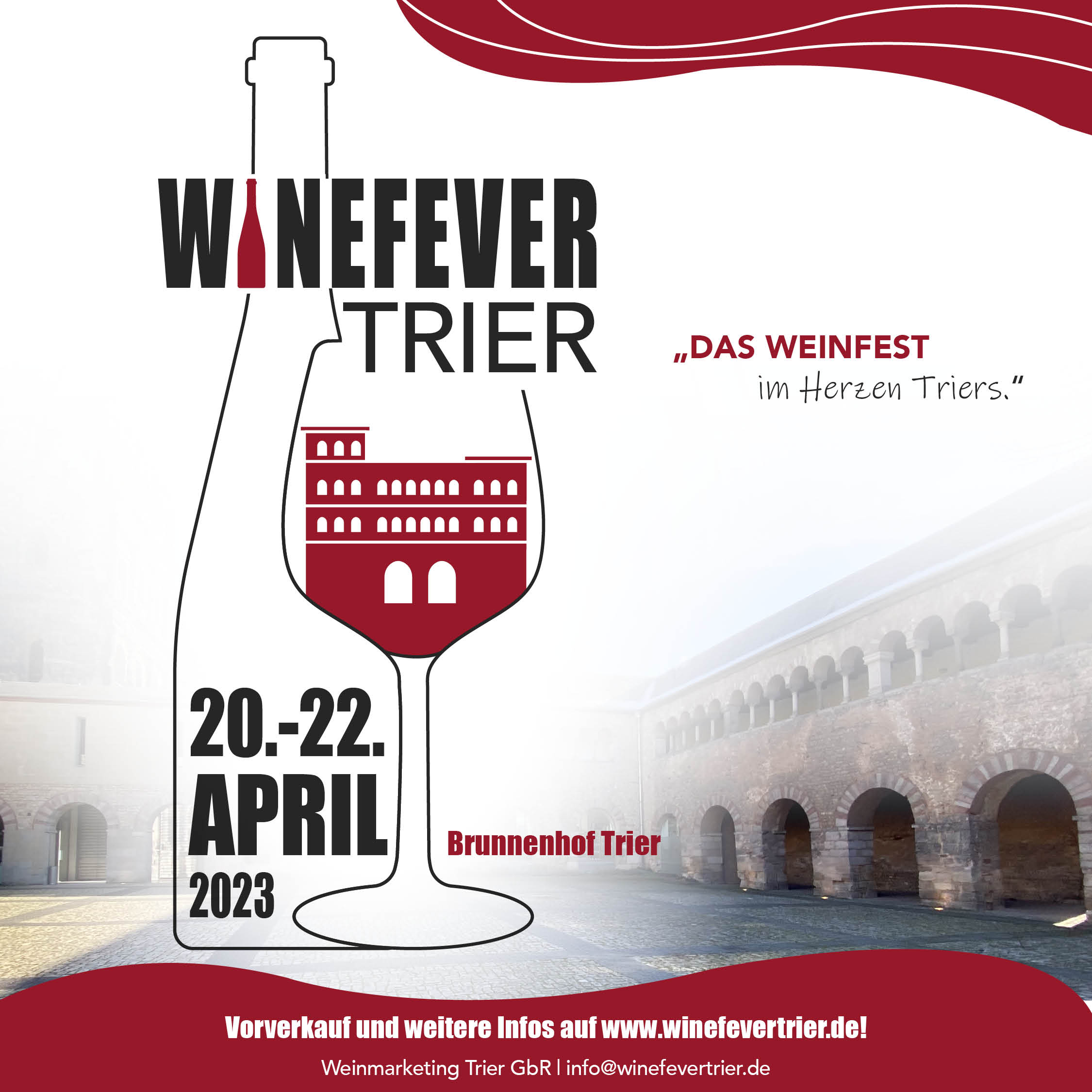 Winefever 2023 - E-Ticket - Ab 16:00 Uhr, 21.04.23 nur noch Resttickets an der Abendkasse