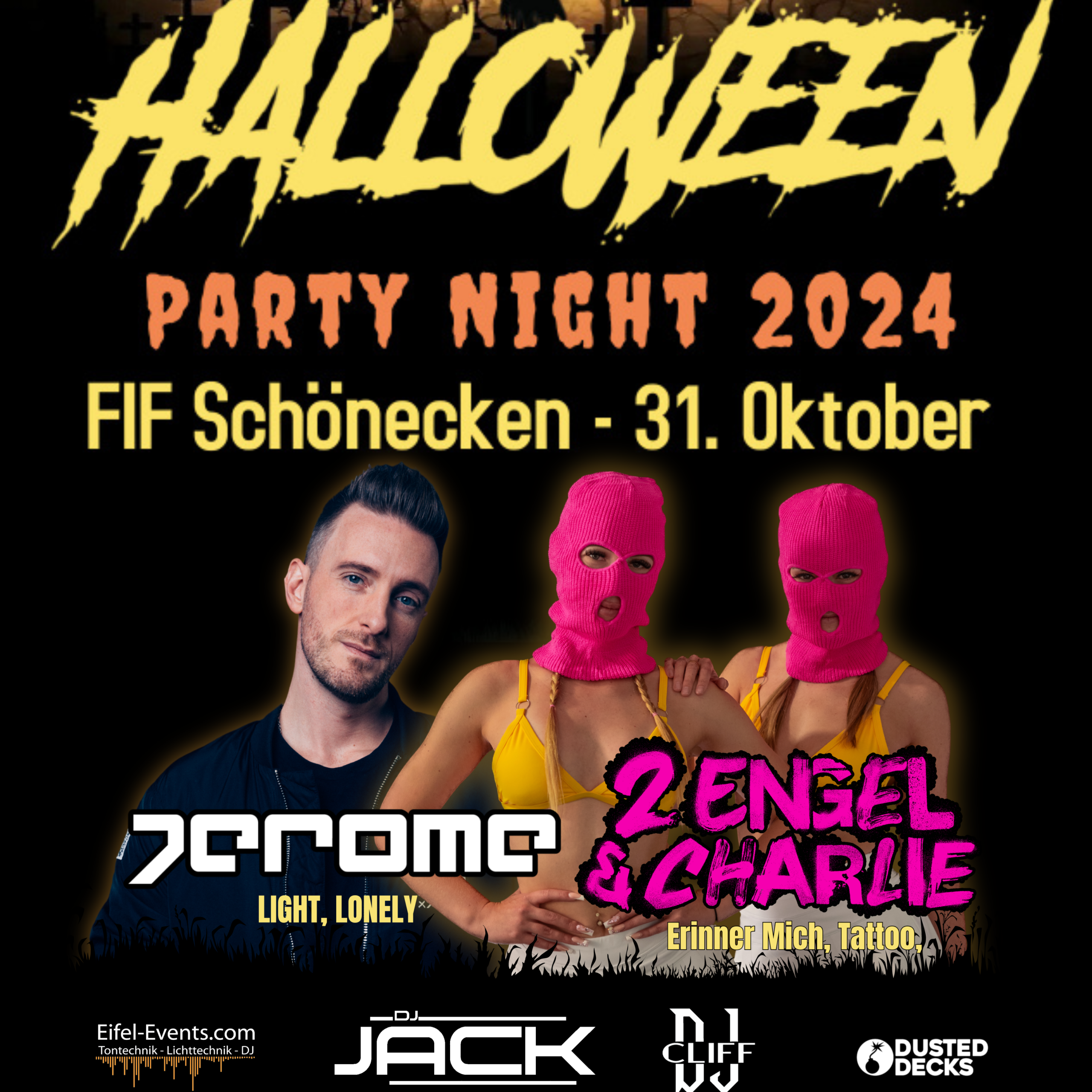 Nur noch Abendkasse - Halloween Party FiF Schönecken 2024